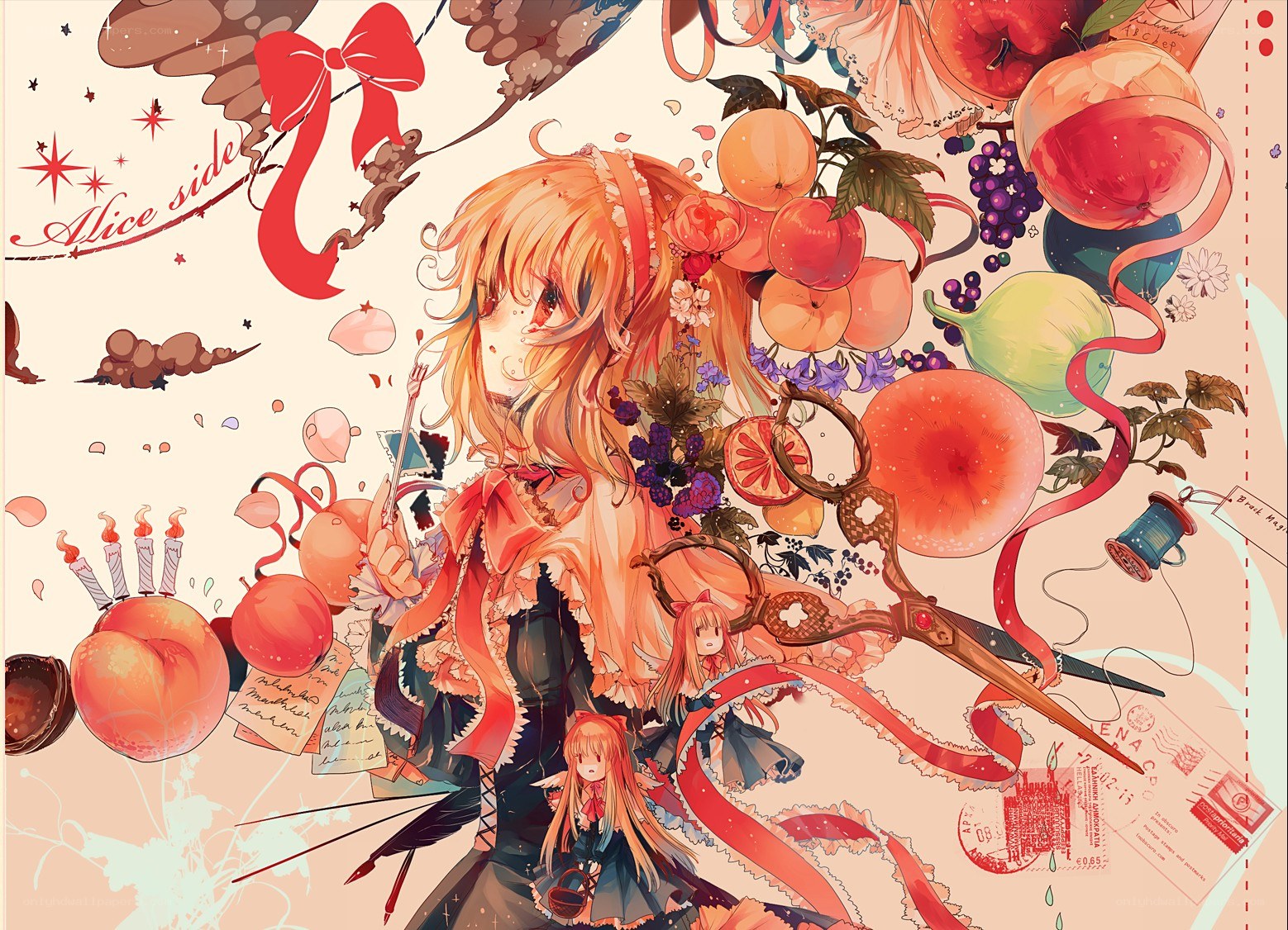Alice side art illustration