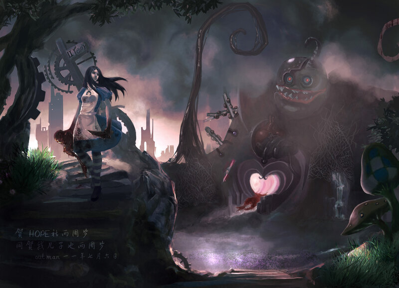Alice with a Monster — Dark