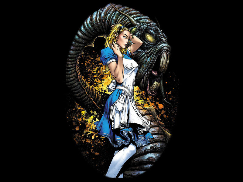 Alice with a Monster