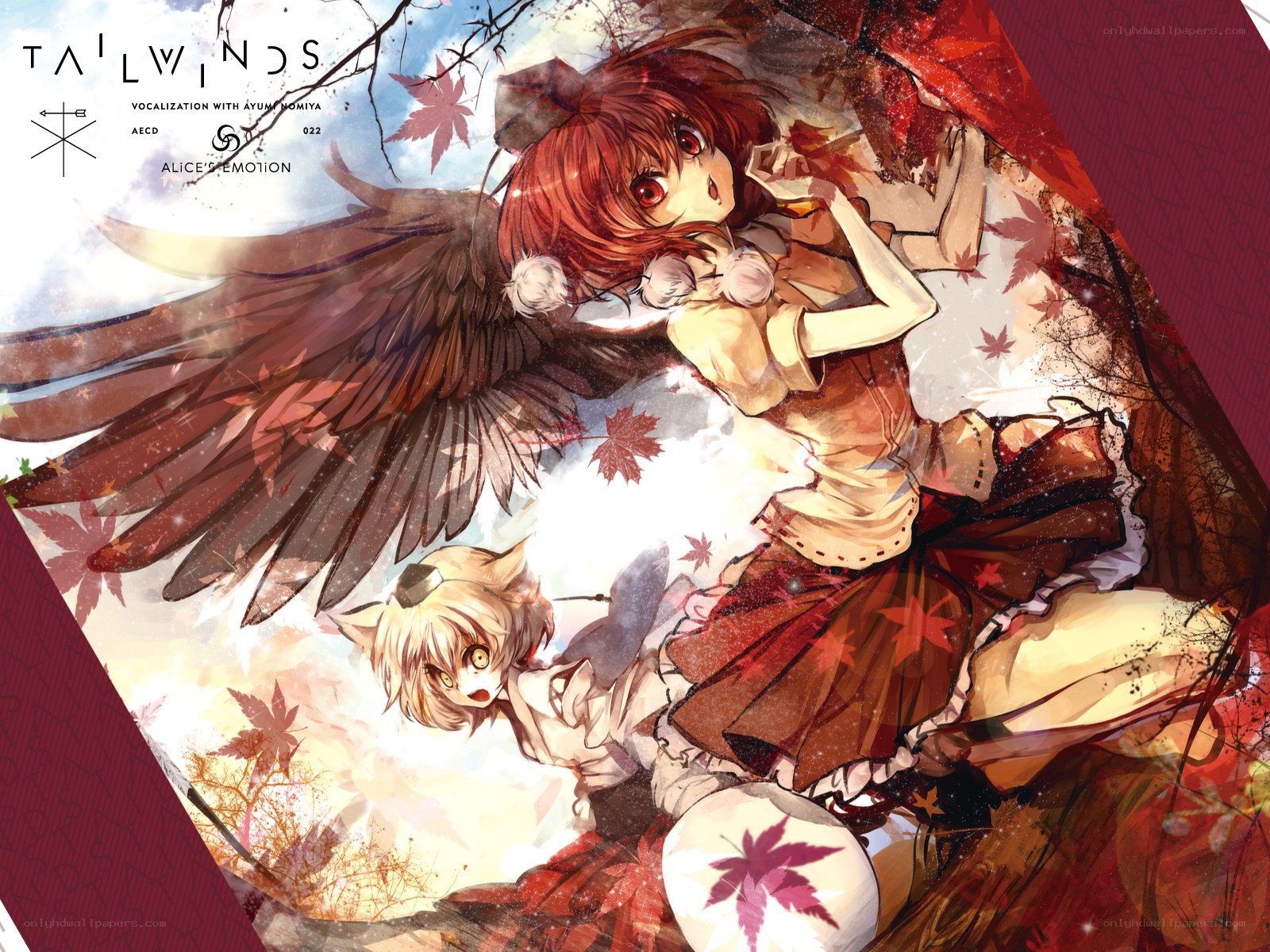 Alice with angel wings