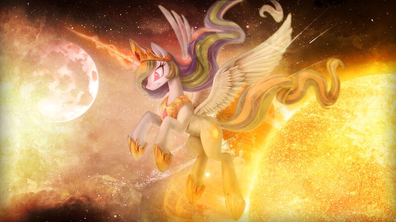 Alicorn Pony in Space