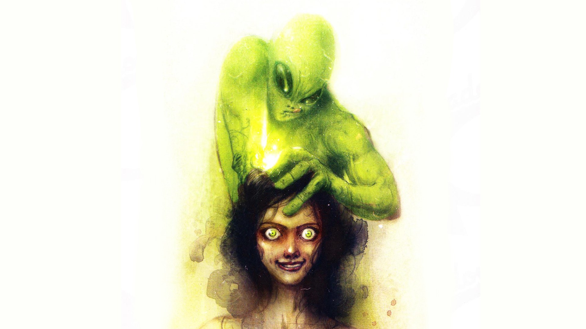 alien abduction illustration