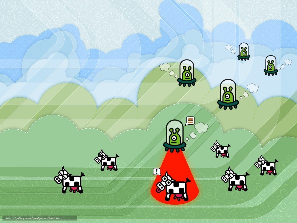 Alien abduction of cows