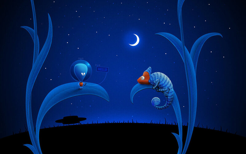 alien and chameleon night meeting