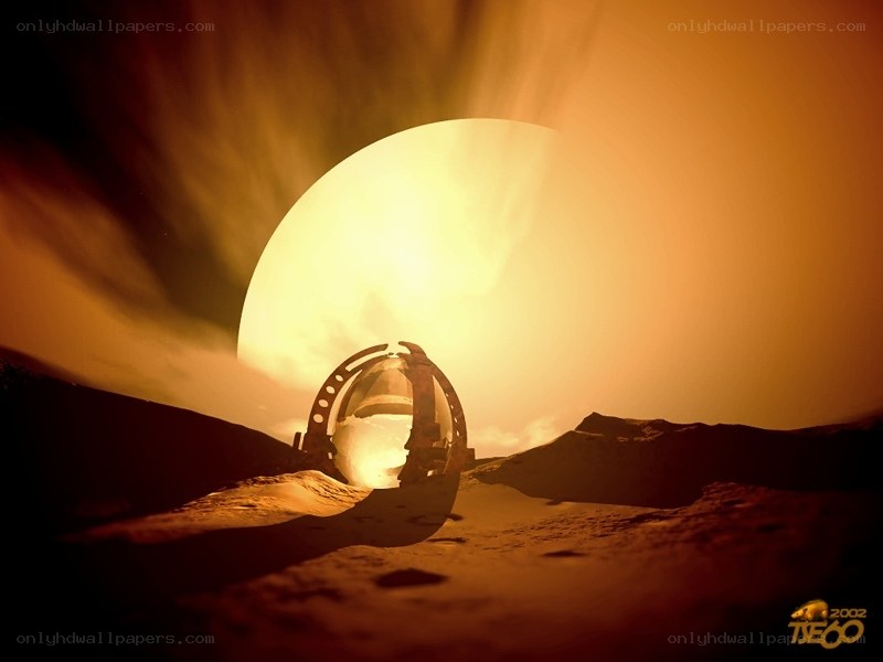 alien artifact on alien planet