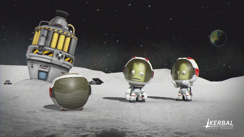 Alien Astronauts on Moon