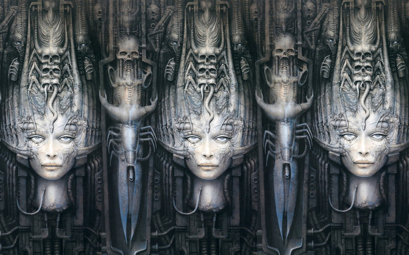 Alien biomechanical art