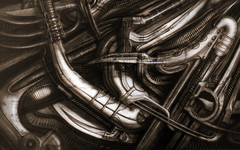 alien biomechanical interior