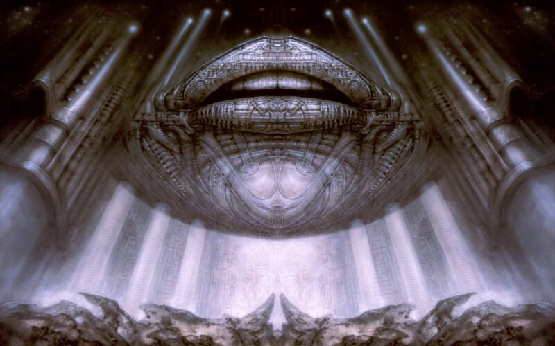 alien biomechanical structure