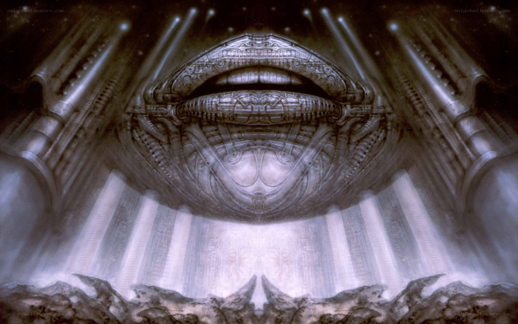 alien biomechanical structure