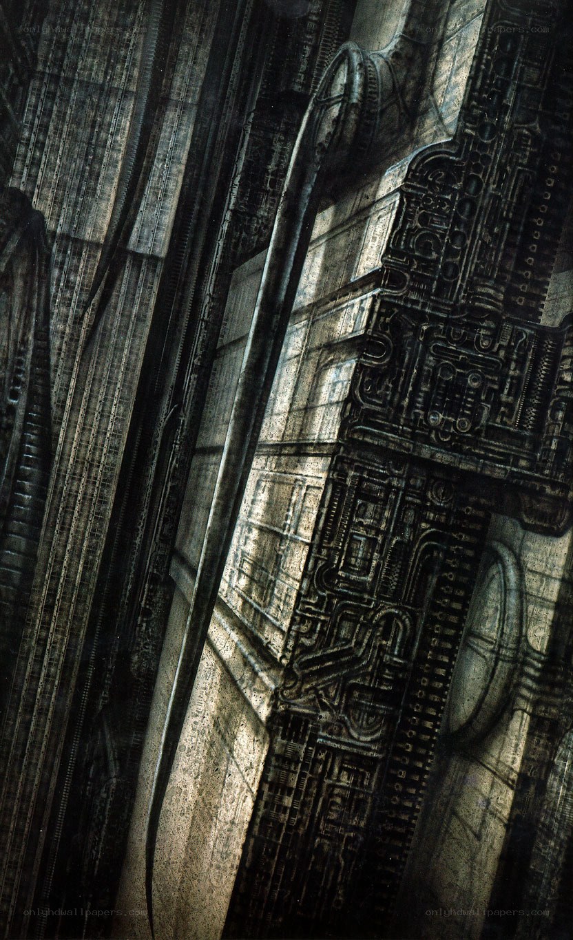 alien biomechanical structure