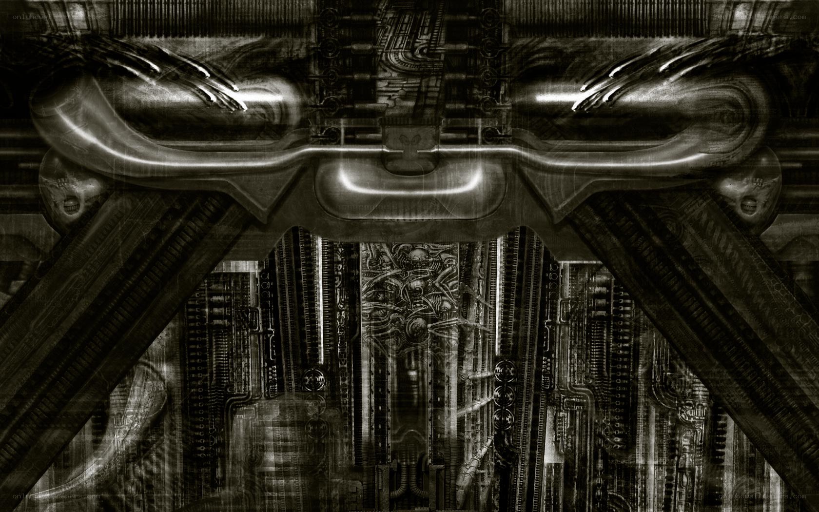 alien biomechanical structure