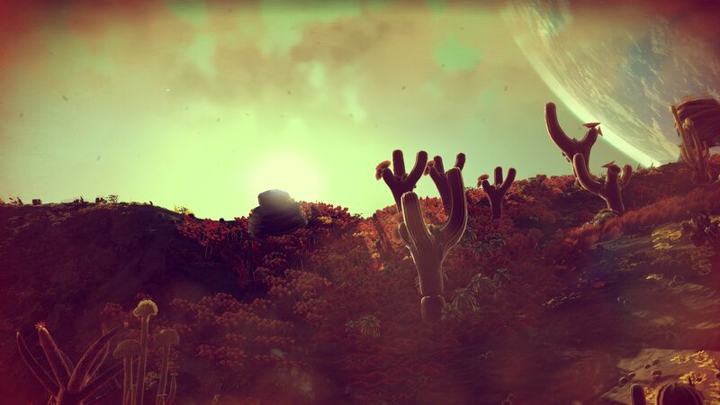 Alien Cacti Landscape