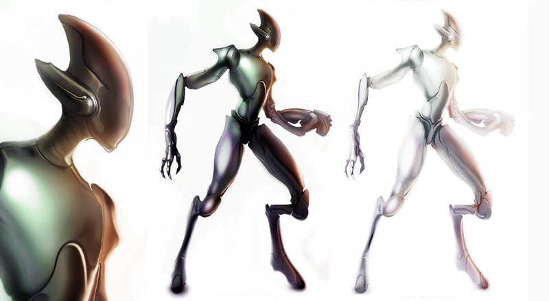alien character design study