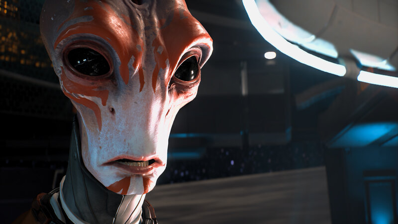 Alien Character Face