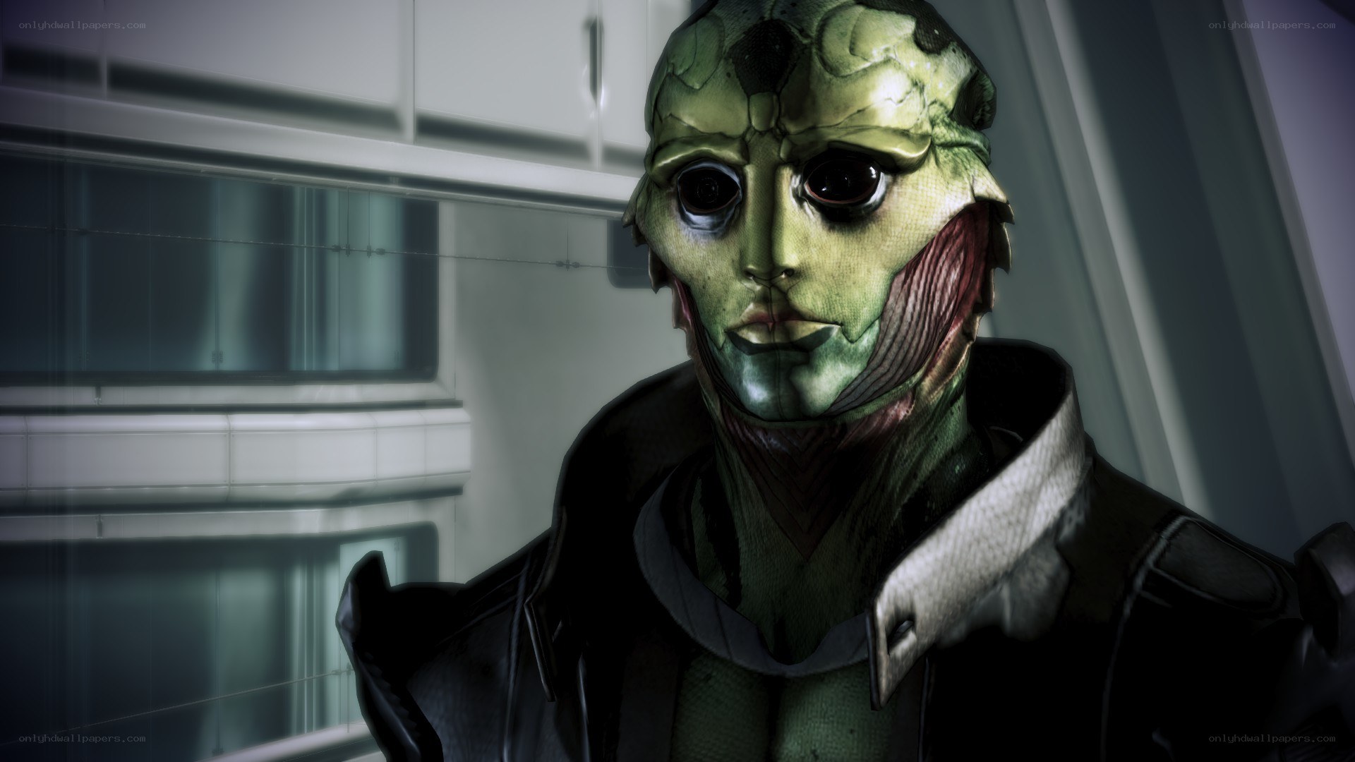 alien character in a futuristic setting