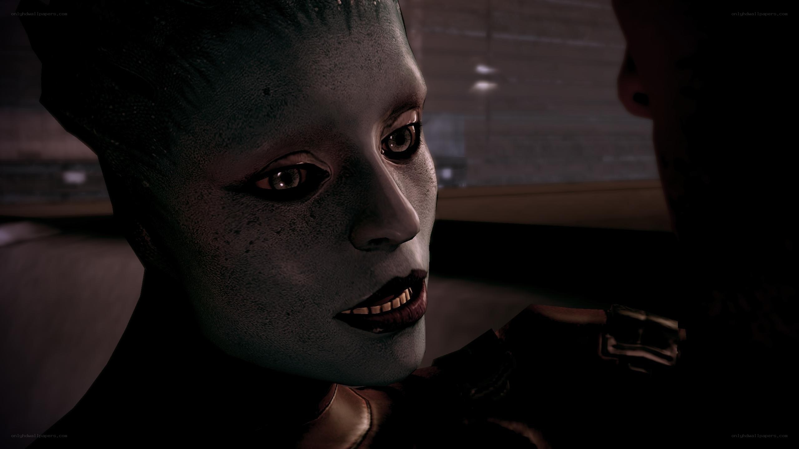 alien character in dark setting