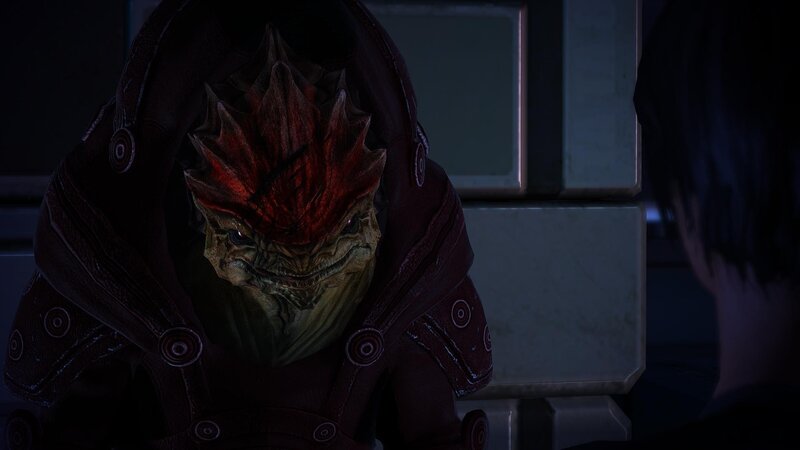 alien character in dark setting