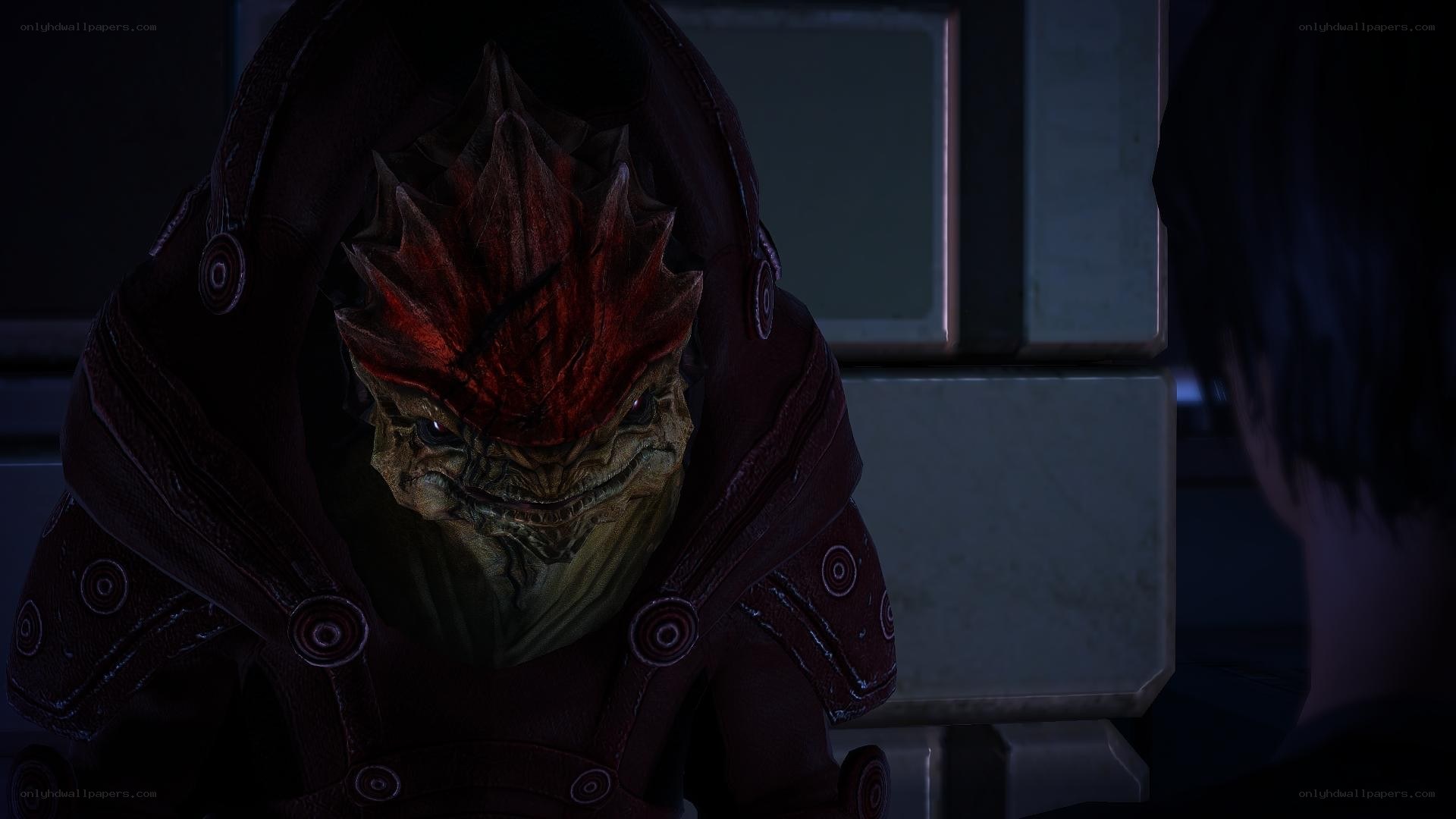 alien character in dark setting