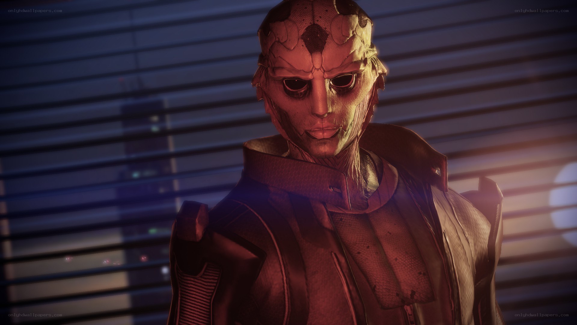 alien character in futuristic setting