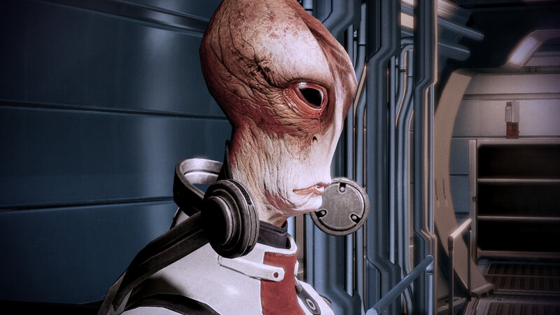 alien character in sci-fi setting