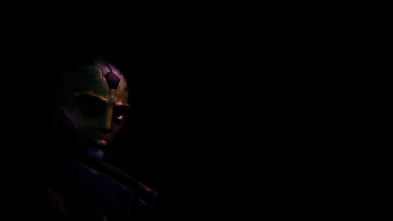 Alien Character in Shadow