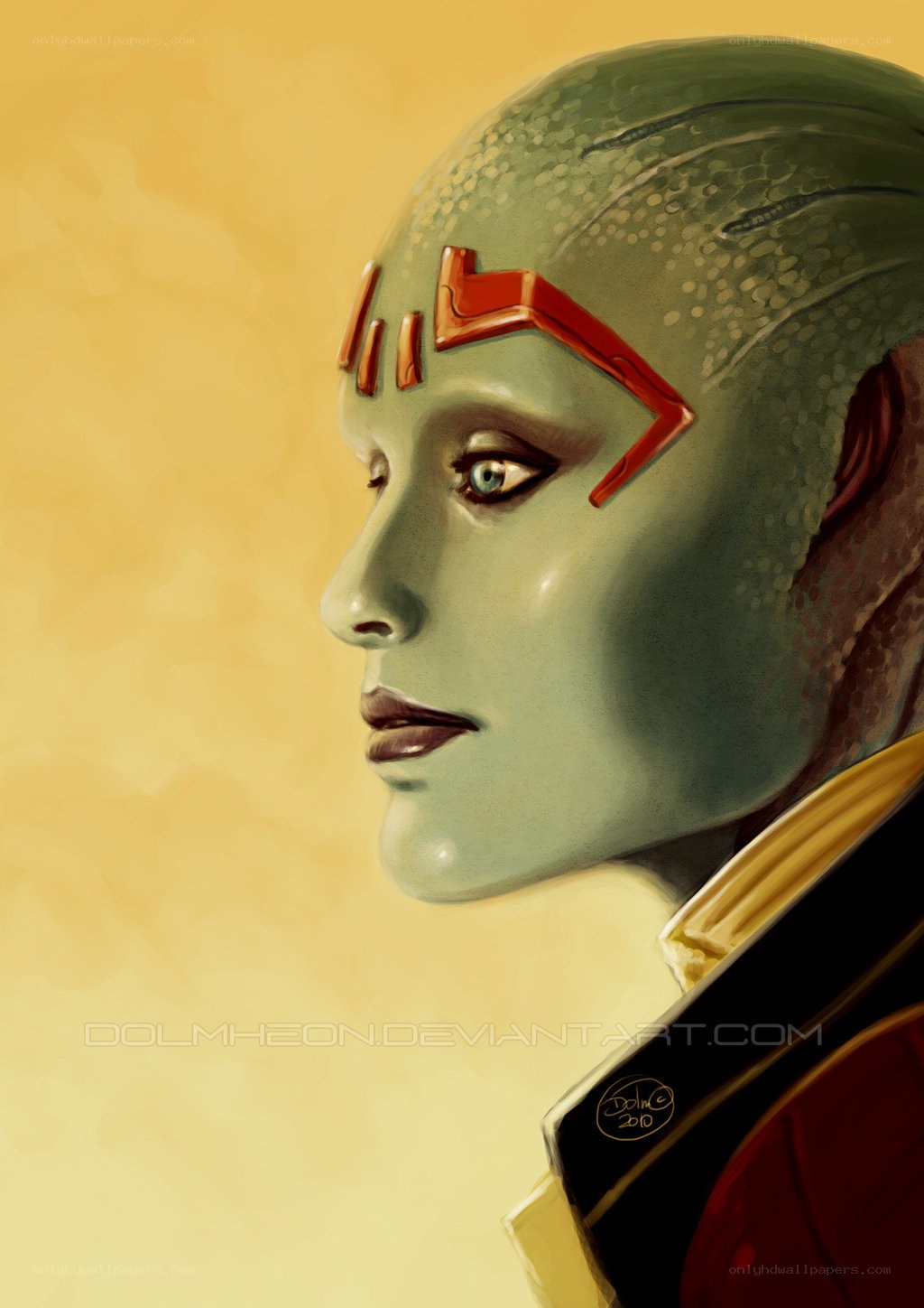 alien character portrait