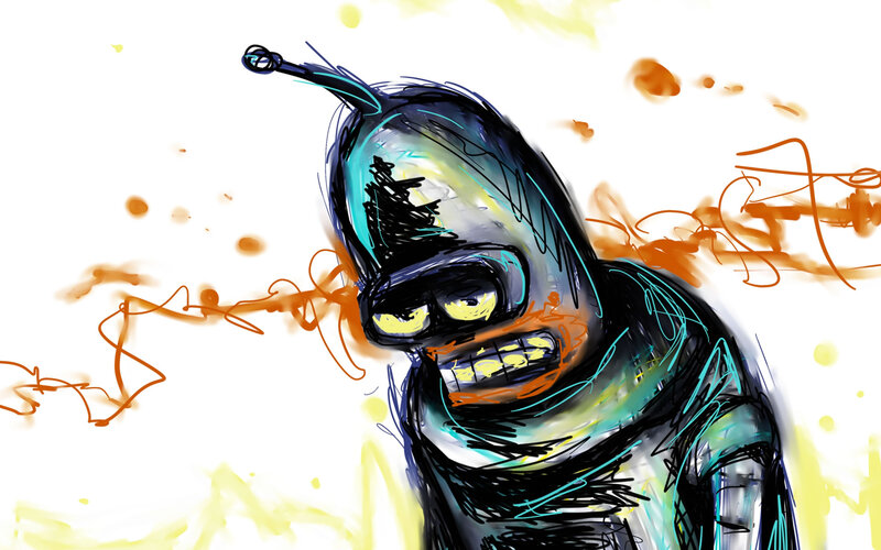 alien character sketch