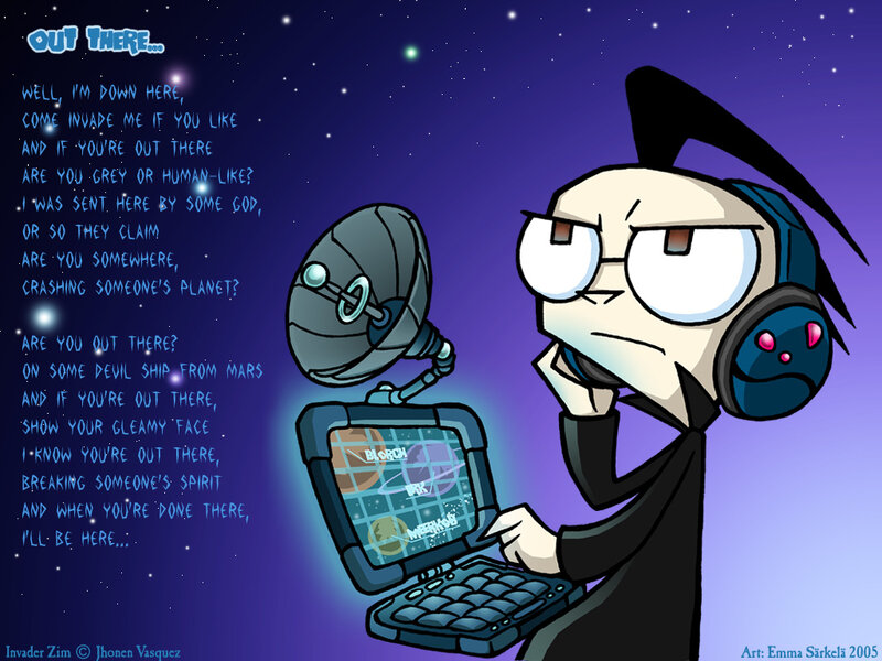 Alien Character with Laptop