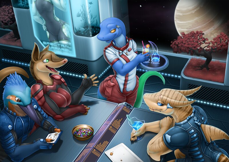 Alien Characters at Bar
