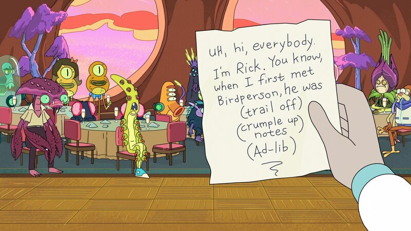 Alien Characters at Dinner