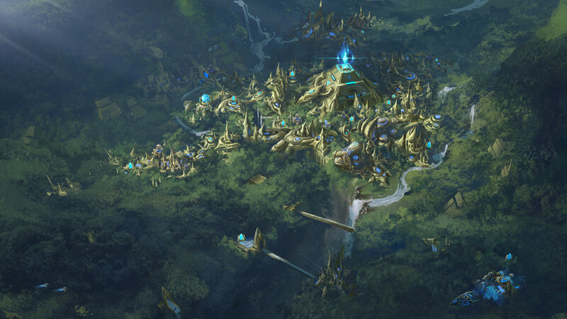 Alien City in Jungle