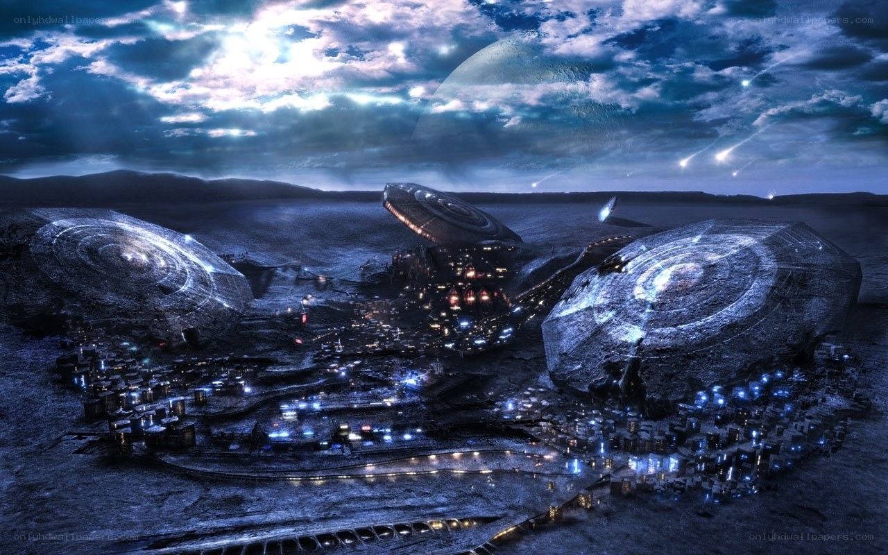 alien city on alien planet