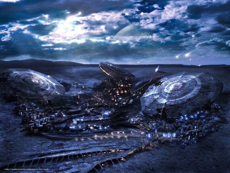 alien city on alien planet