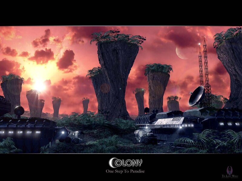 Alien Colony Landscape