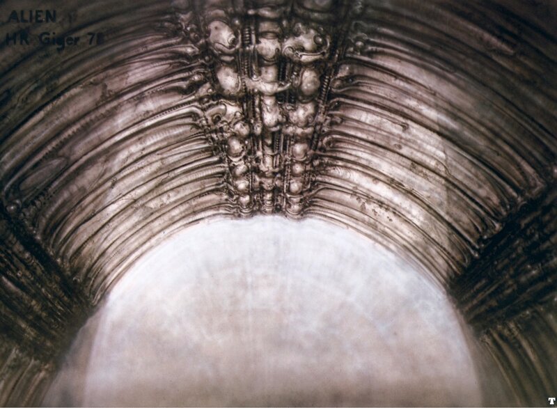 Alien concept art ceiling