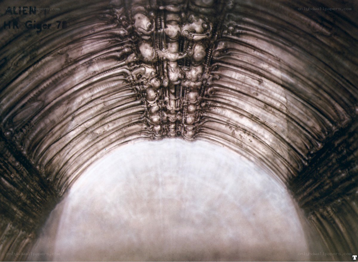 Alien concept art ceiling