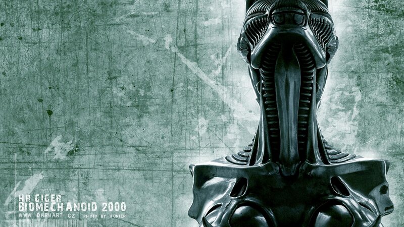 Alien Creature Bust — Green