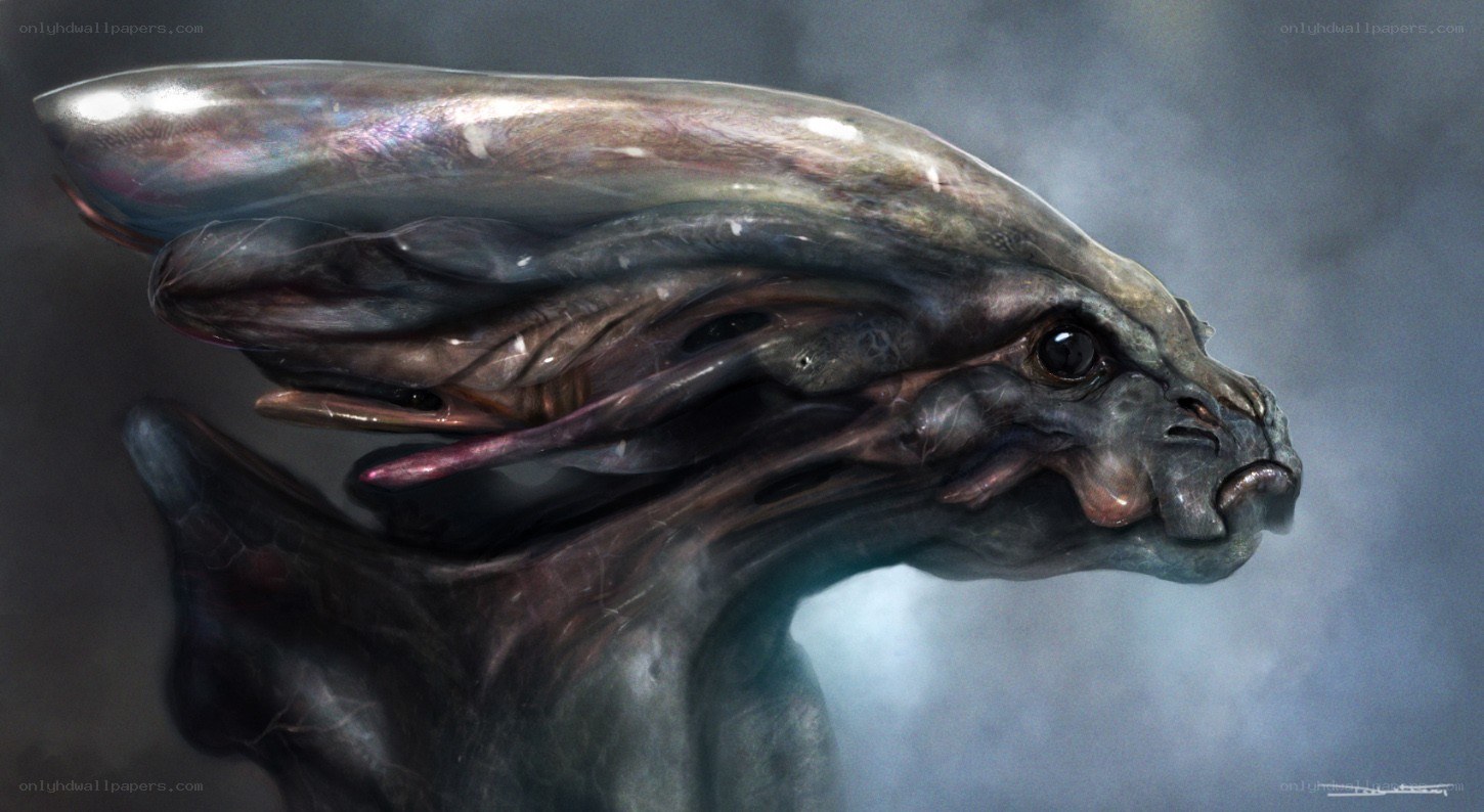 alien creature concept art