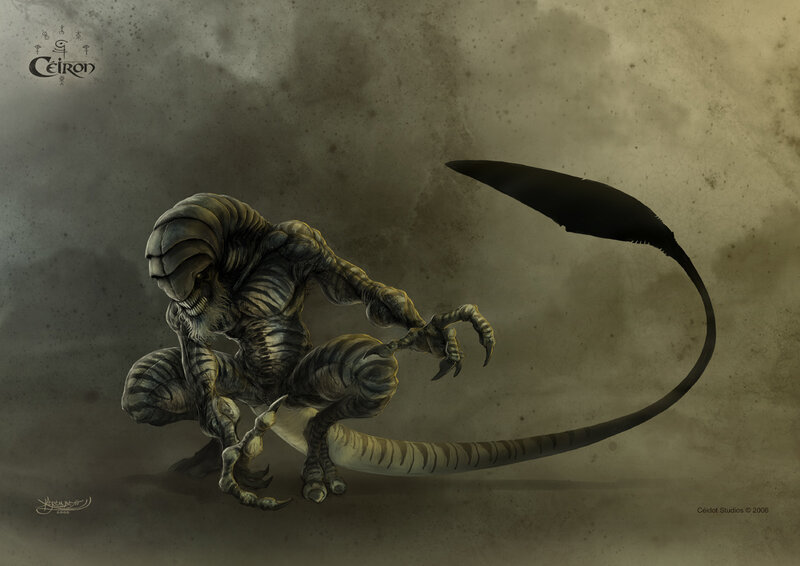 Alien creature concept art