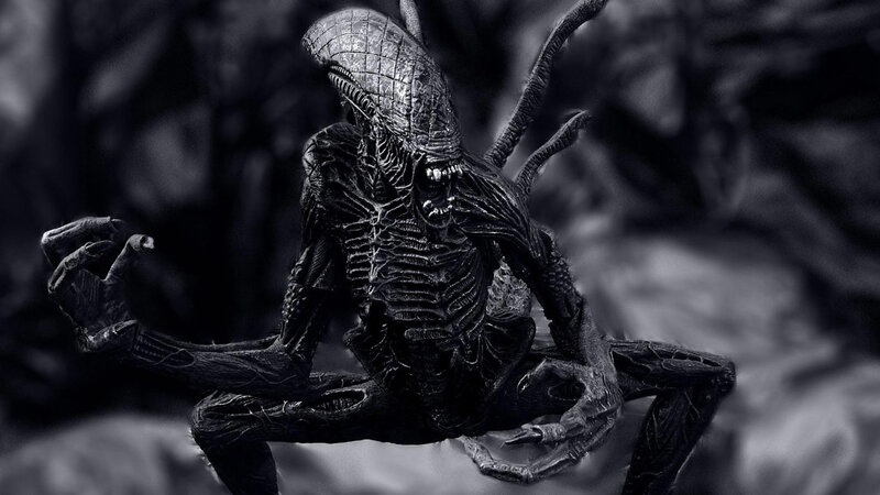 Alien Creature Figure — Black