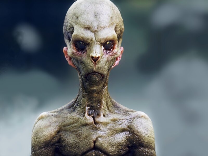 Alien Creature — Green