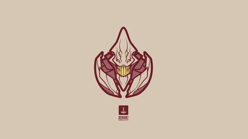 Alien Creature Head — Brown, Ominous