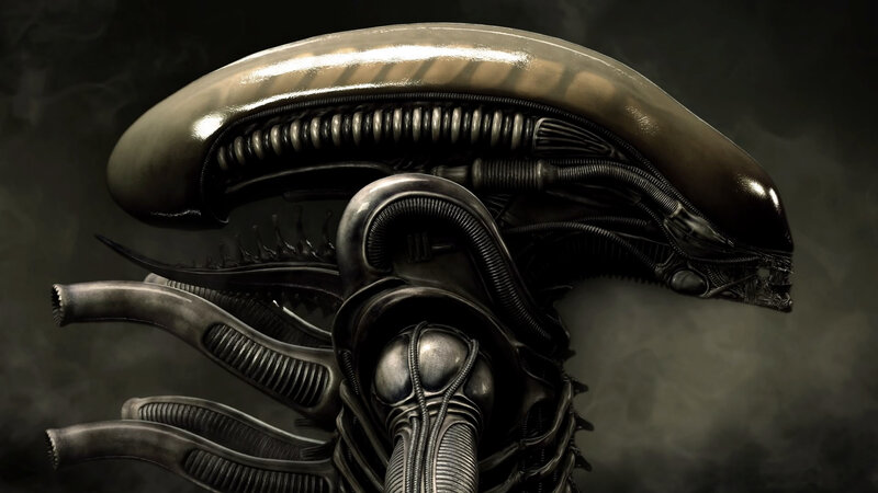 Alien Creature Head