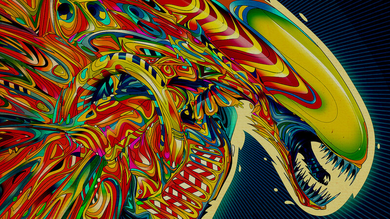 Alien Creature Head — Yellow