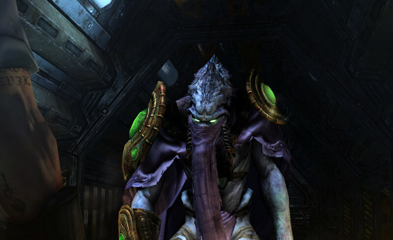 Alien Creature in Armor — Purple