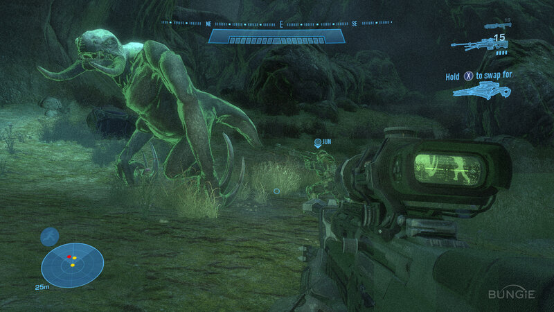 Alien Creature in Cave — Green