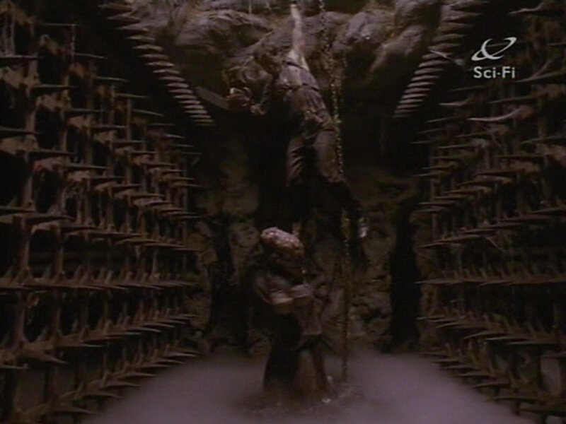 Alien Creature in Corridor — Brown
