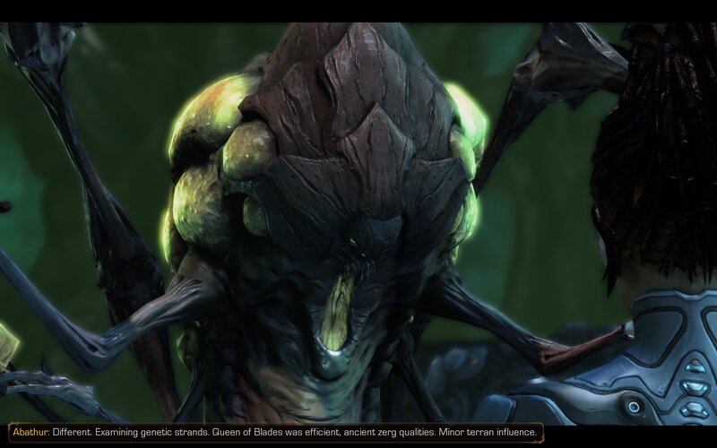 Alien creature in game scene