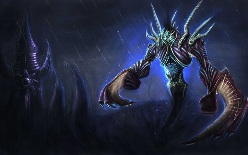 Alien Creature in Rain
